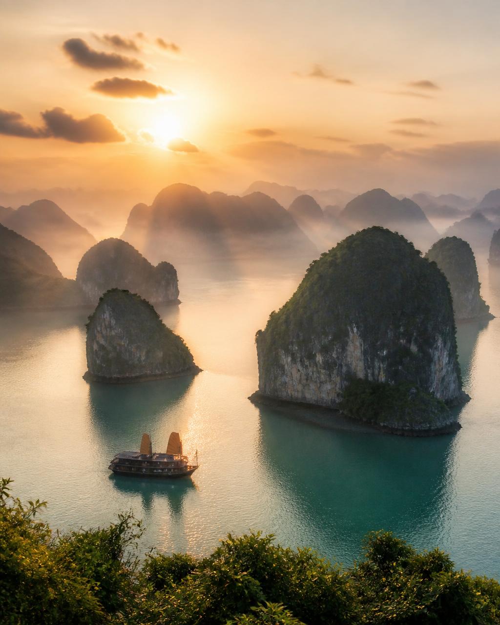 Vietnam — Emerald bays, ancient towns and rich heritage.