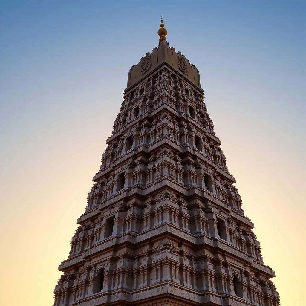 Sree Padmanabhaswamy Temple gopuram in Trivandrum