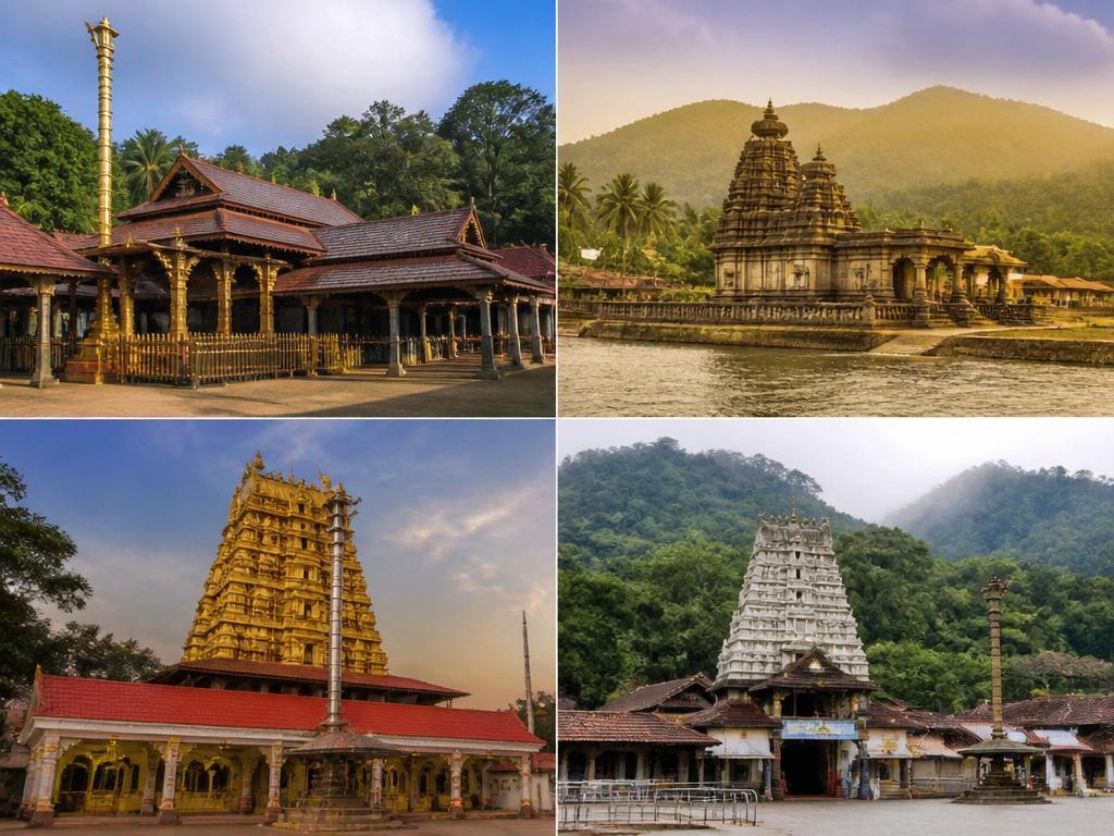 Dharmasthala, Sringeri, Horanadu and Kukke Subramanya temples in Karnataka