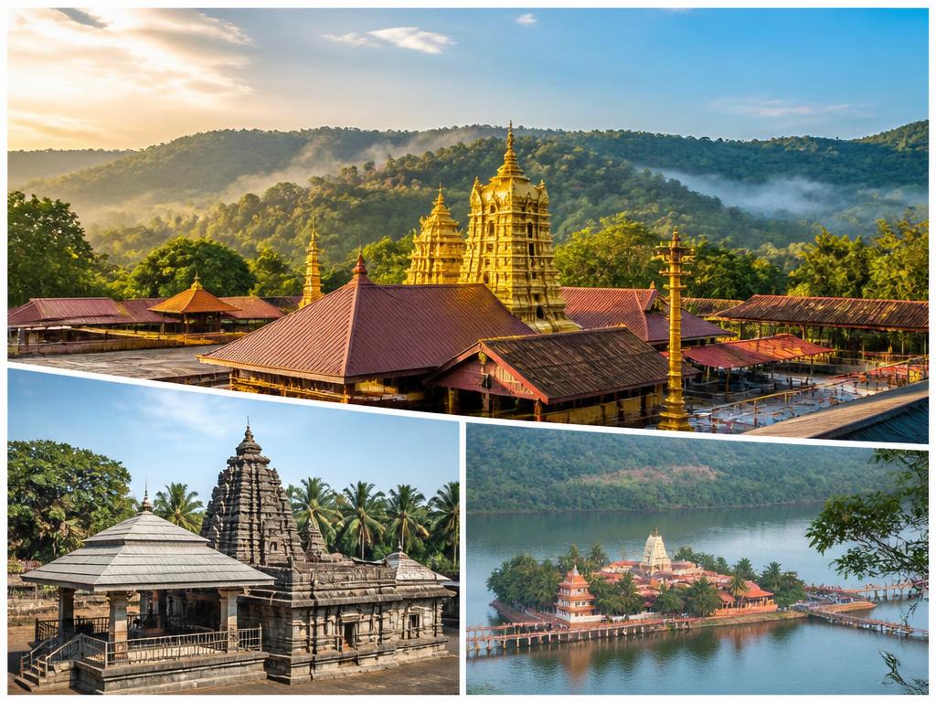 Kollur Mookambika, Sigandur and Kateel Durga Parameshwari temples in coastal Karnataka