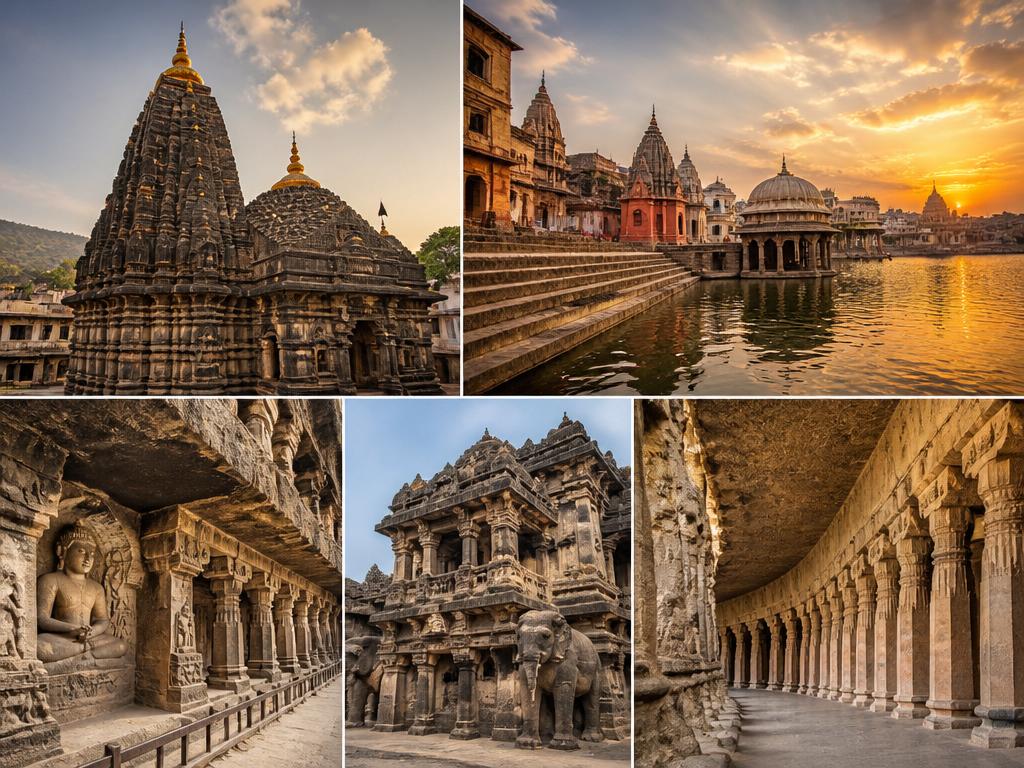 Nashik Godavari ghats, Trimbakeshwar Jyotirlinga and Ellora Ajanta caves