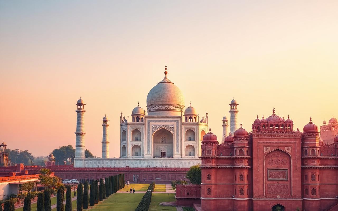 Taj Mahal Agra with Amber Fort Jaipur — Golden Triangle tour package from Bangalore by South Zone Holidays
