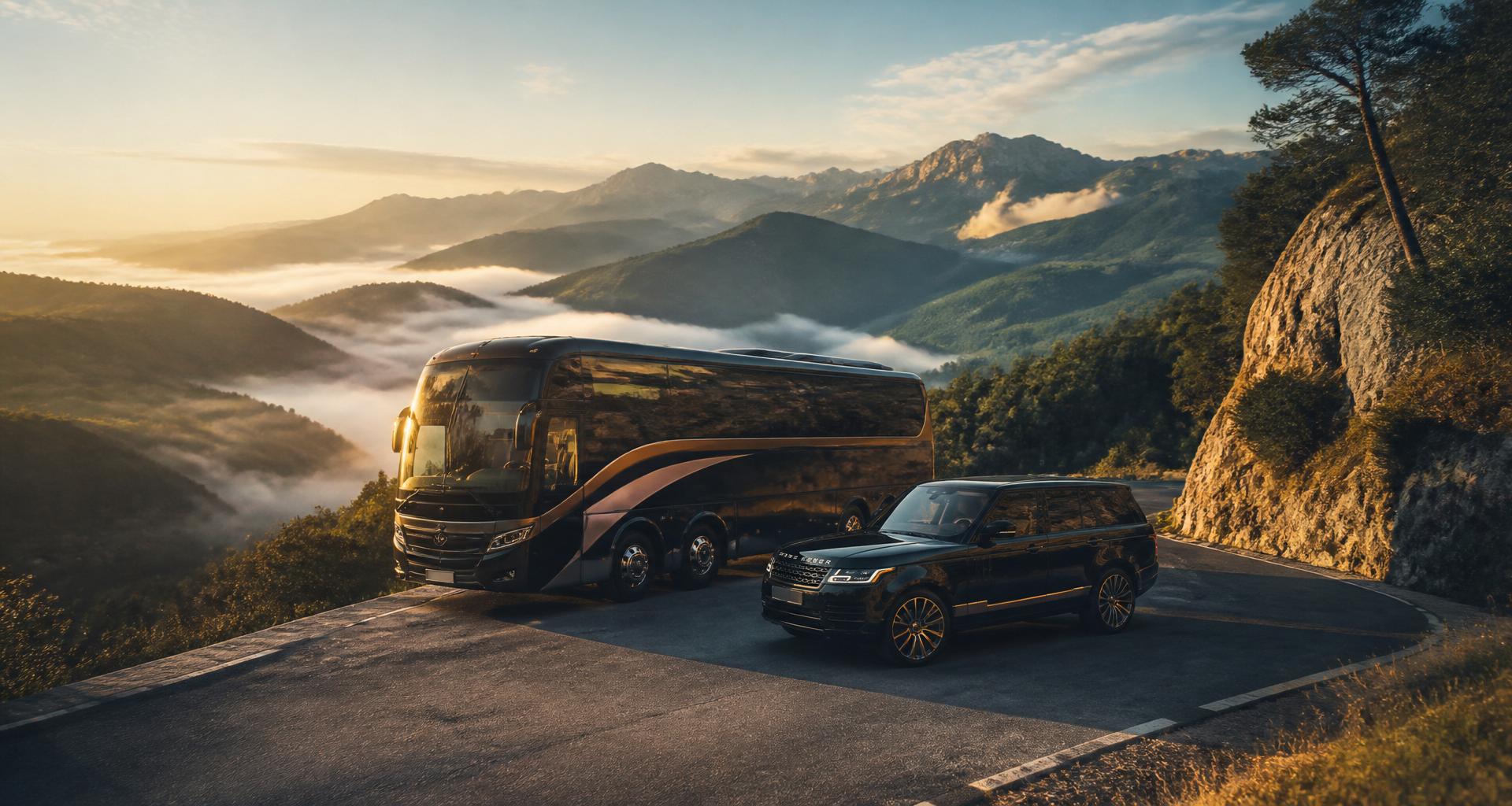 Fleet of well-maintained cars and coaches ready for outstation and group travel across India