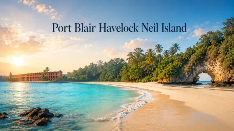 Beaches and islands on the Port Blair, Havelock and Neil Island route