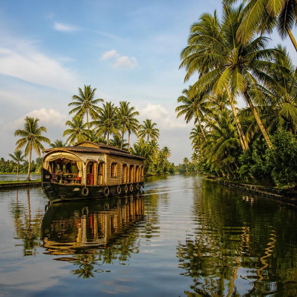 Cinematic view of the Alleppey weekend getaway — India travel photography