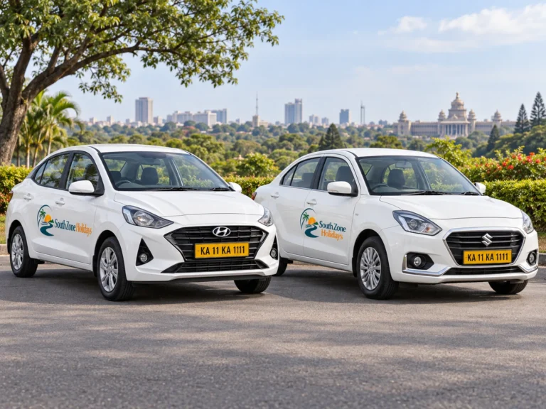 Sedan car rental in Bengaluru — illustrative image