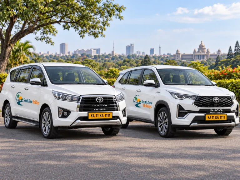 Toyota Innova rental in Bengaluru — illustrative image