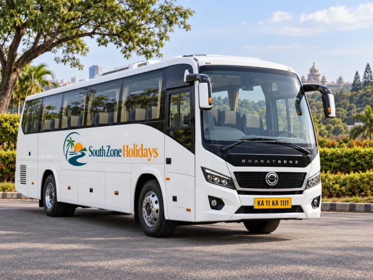 35-seater AC coach rental in Bengaluru — illustrative image